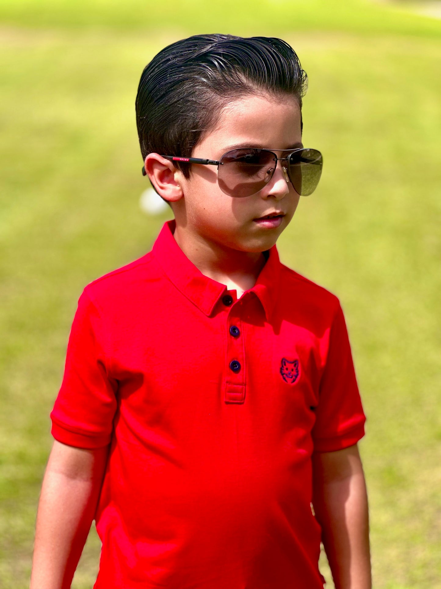 Lobito Freedom Red Kids' Polo