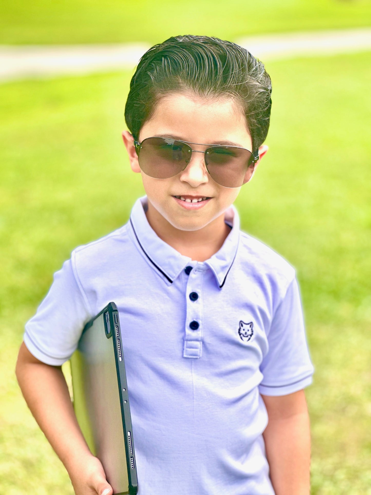 Lobito Miami White Kids' Polo