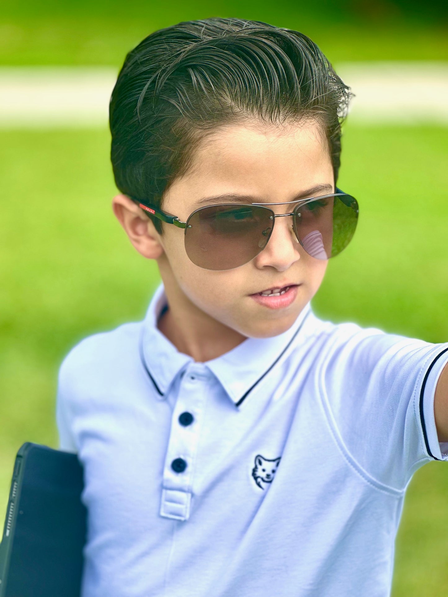 Lobito Miami White Kids' Polo