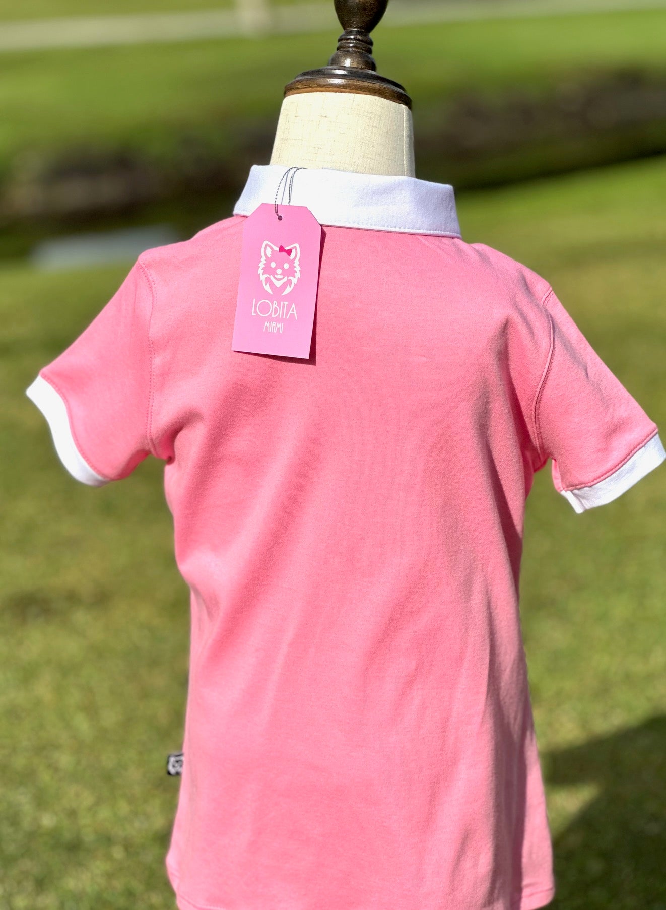 Lobita Boss Pink Girls' Polo