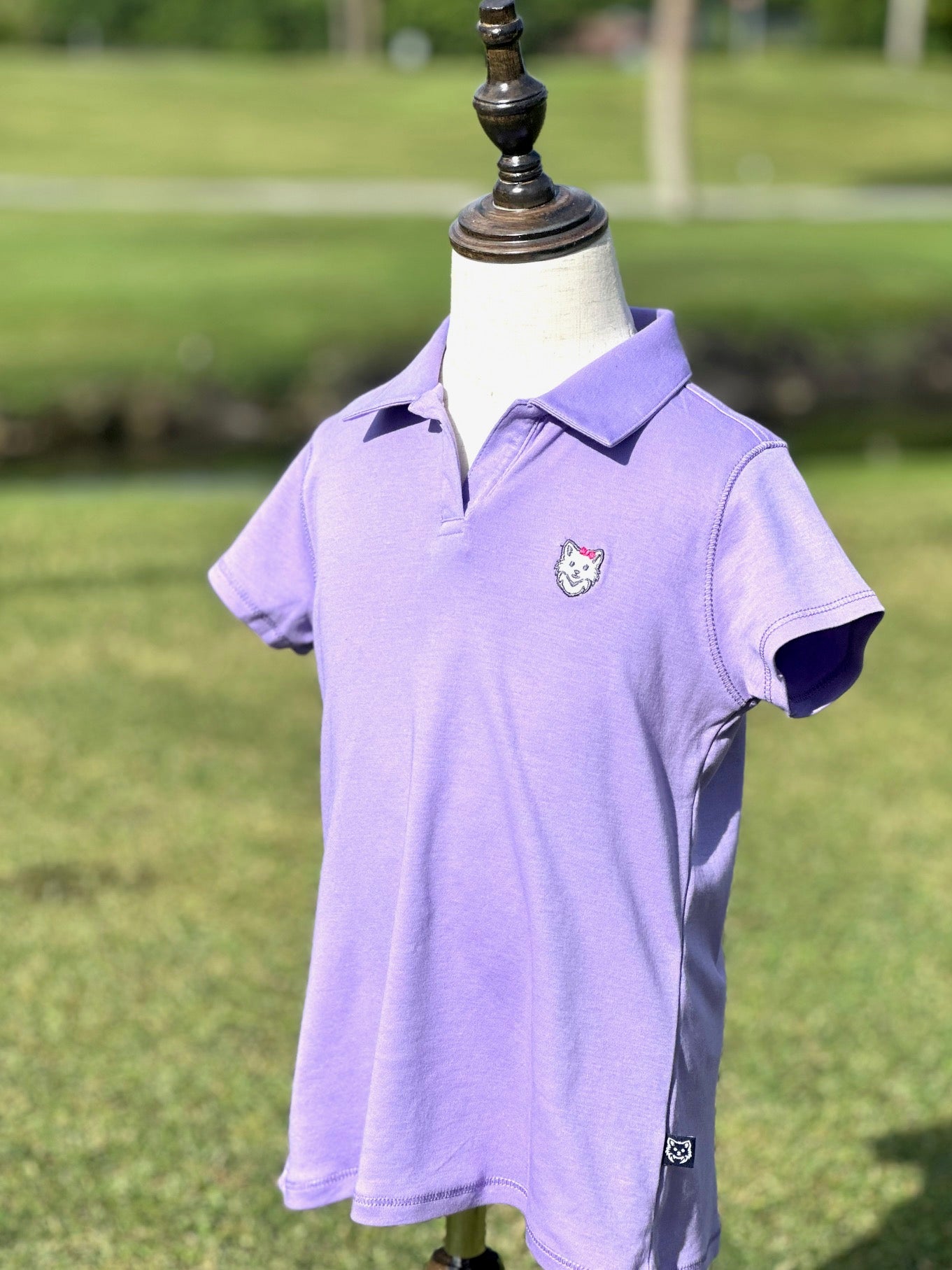 Lobita Lavender Girls' Polo