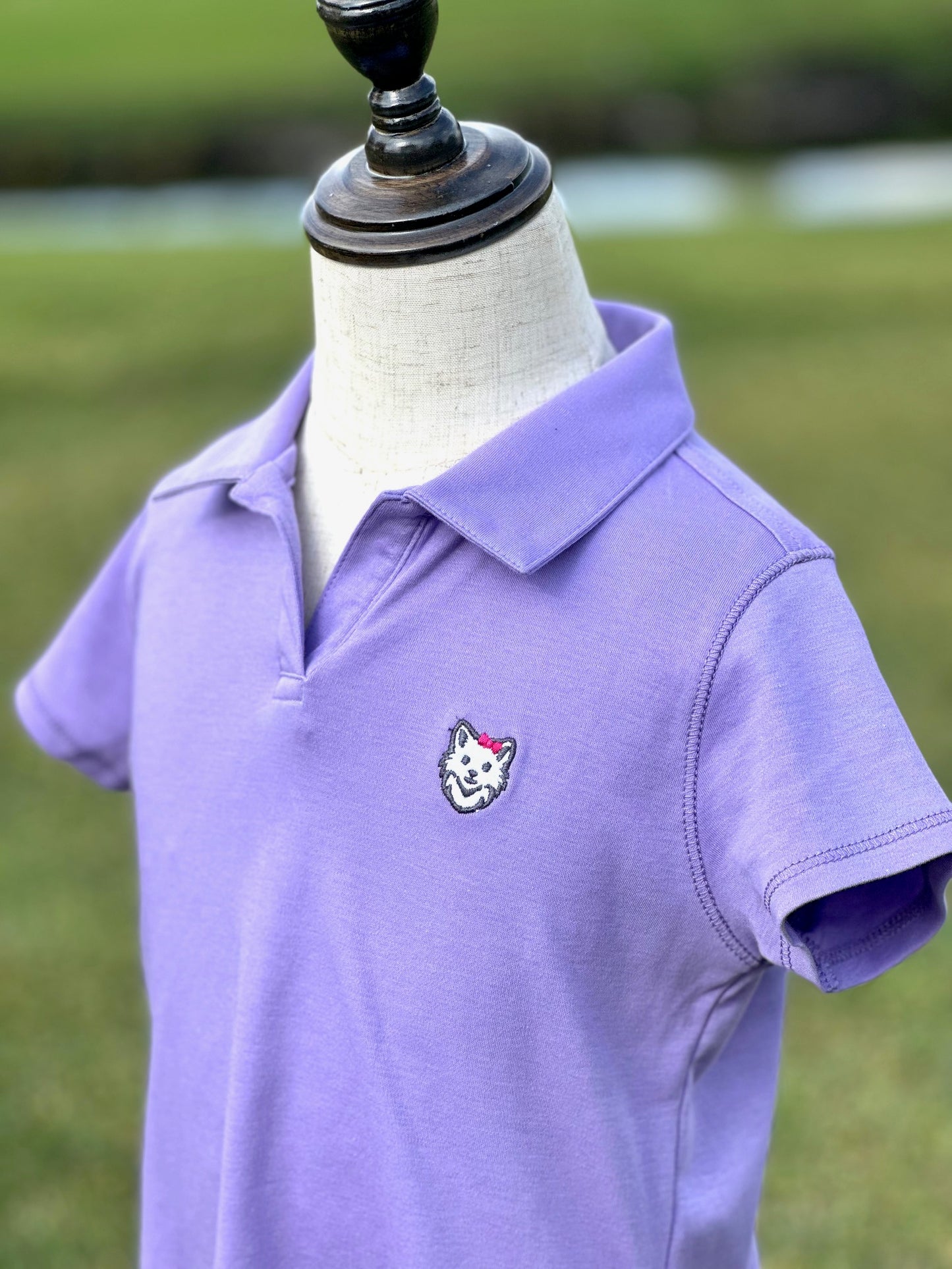 Lobita Lavender Girls' Polo