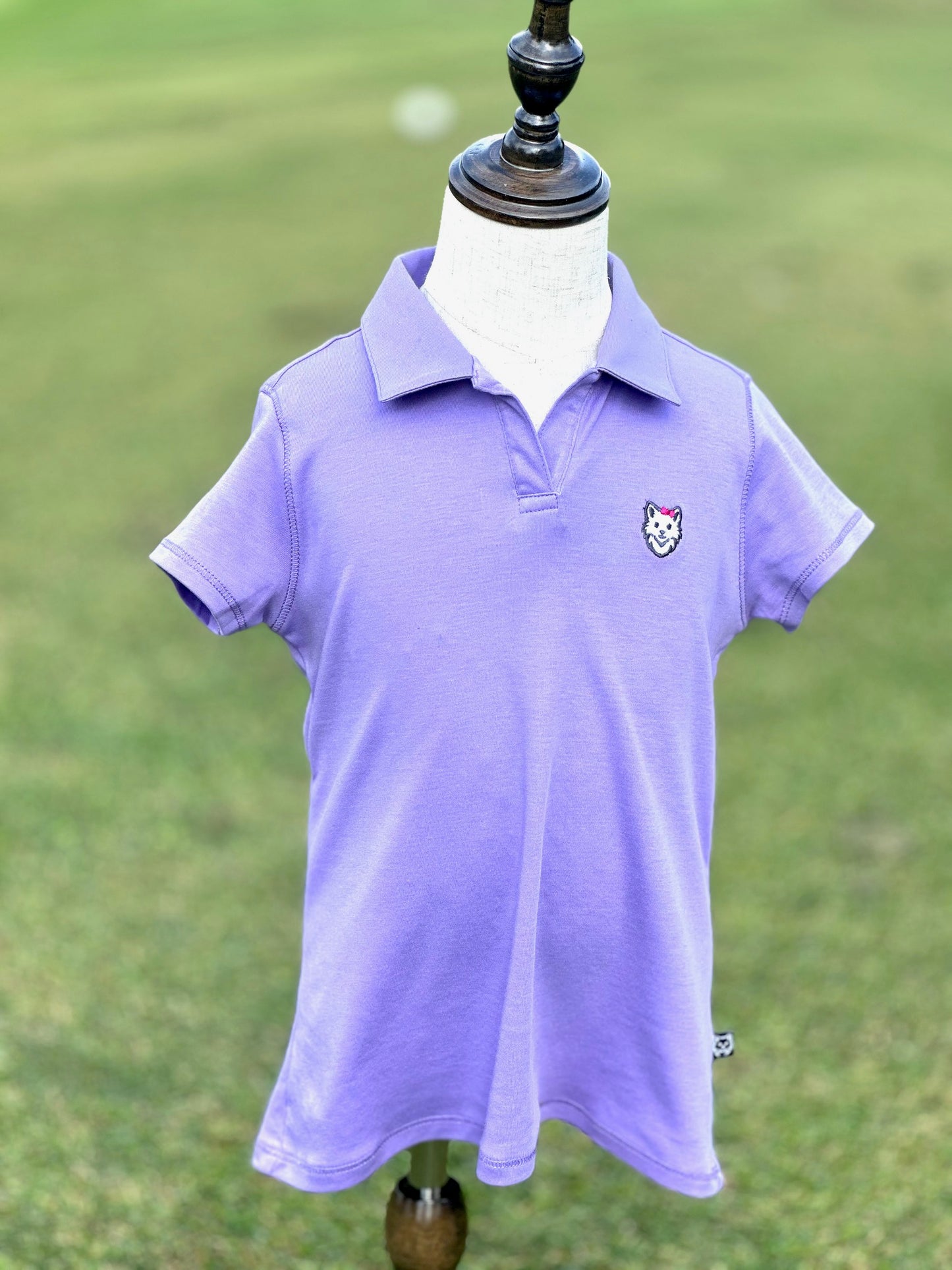 Lobita Lavender Girls' Polo