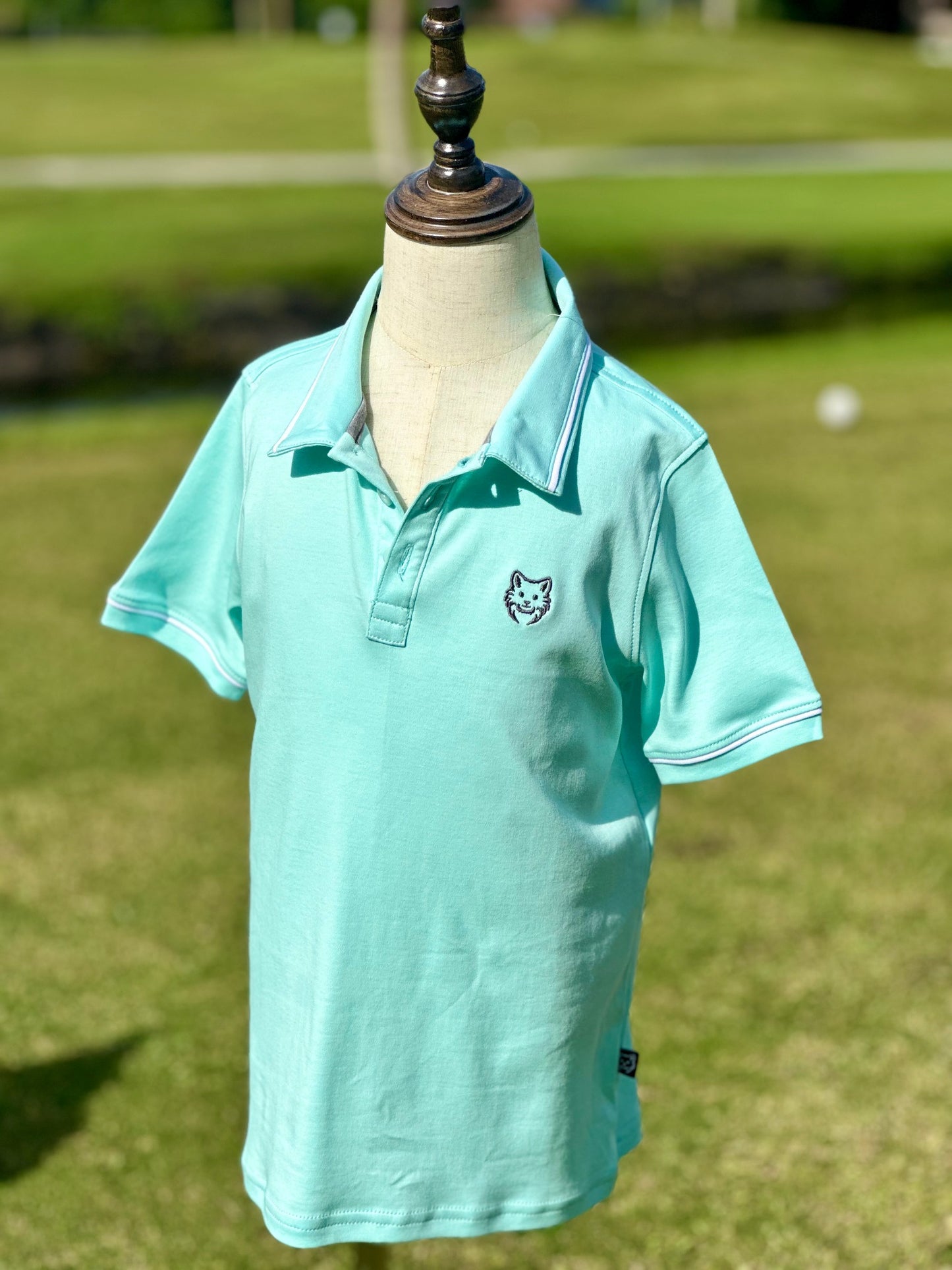 Lobito Coral Blue Kids' Polo