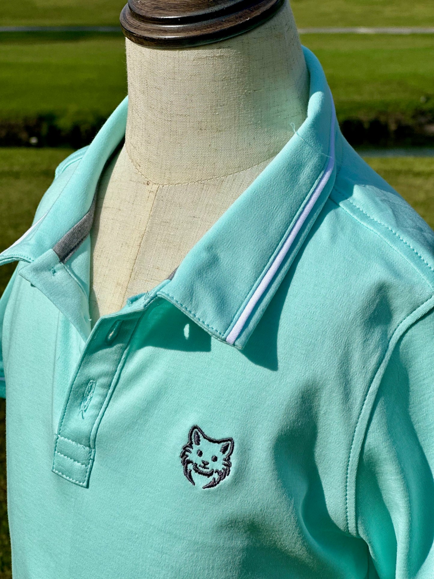 Lobito Coral Blue Kids' Polo